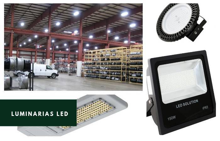 Iluminación LED industrial interior y exterior
