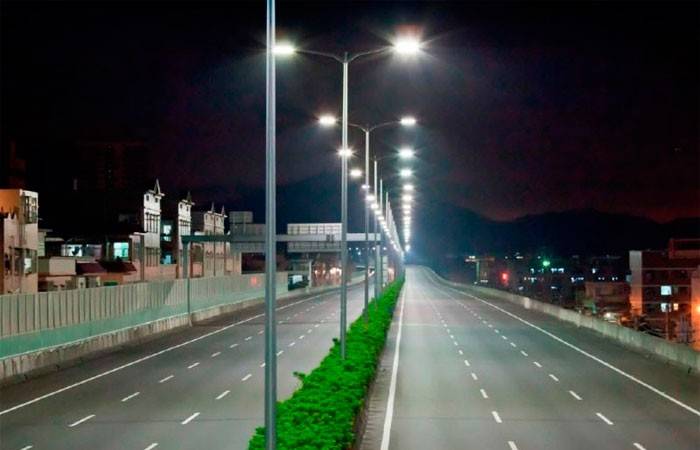 Luminarias LED para alumbrado público.